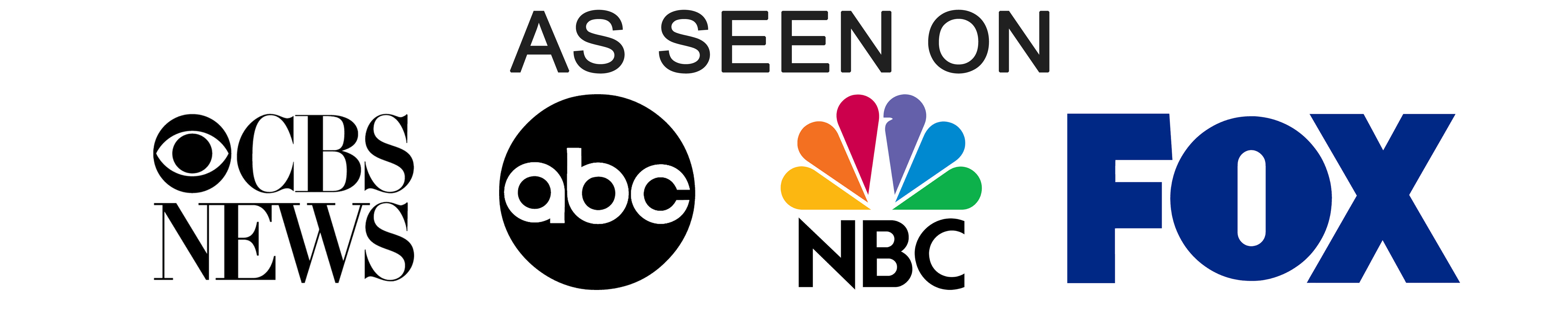 As featured on CBS News, ABC, NBC, and FOX news networks